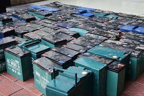 衡水旧手机电池大量回收-圣润叉车蓄电池回收
